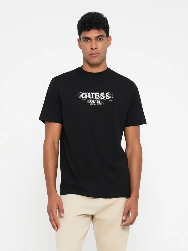 Maglietta nero / bianco miniatura 2