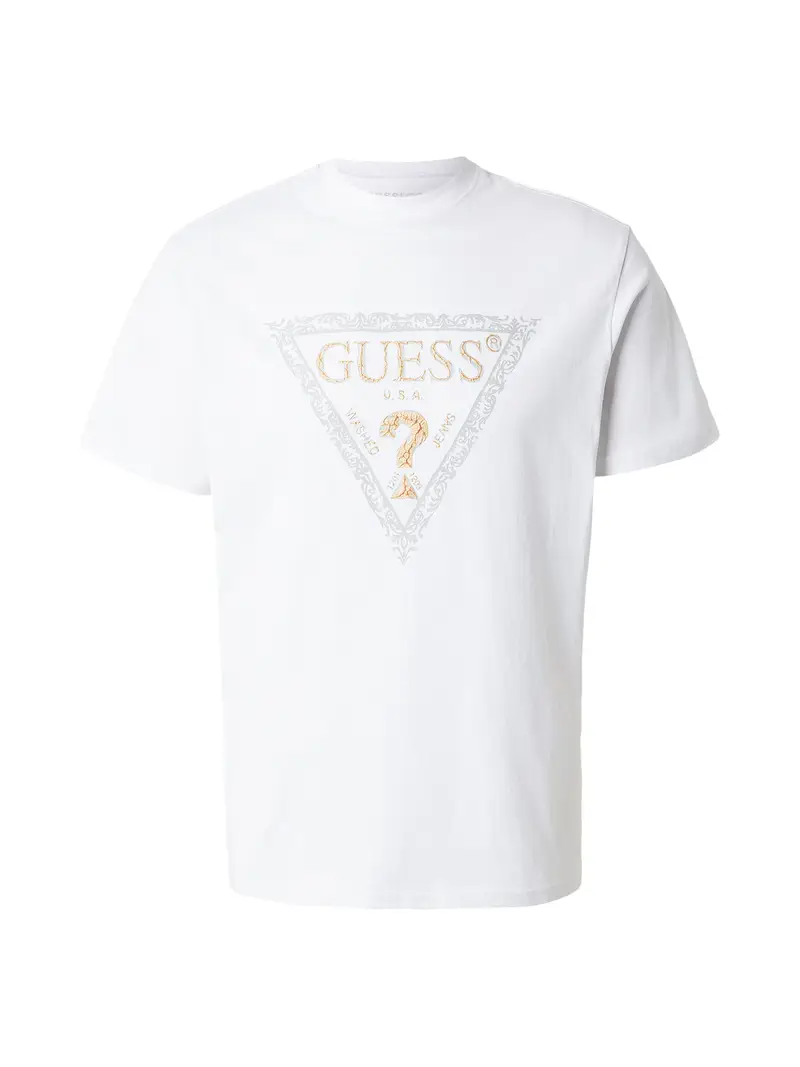 Maglietta oro / grigio / bianco