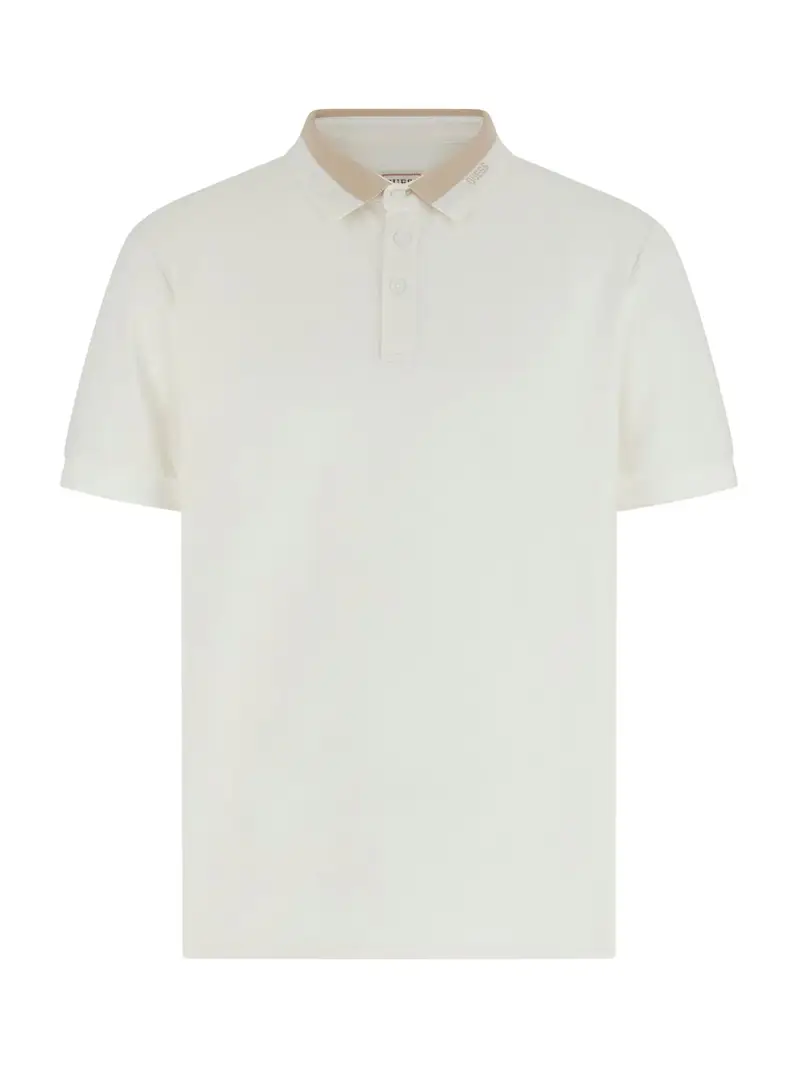 Maglietta PAUL camello / bianco