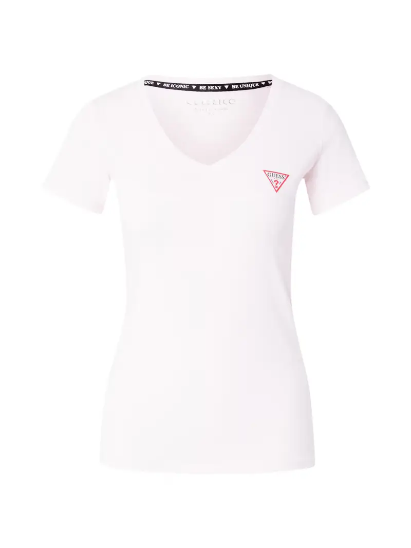 Maglietta rosa pastello / rosso / nero