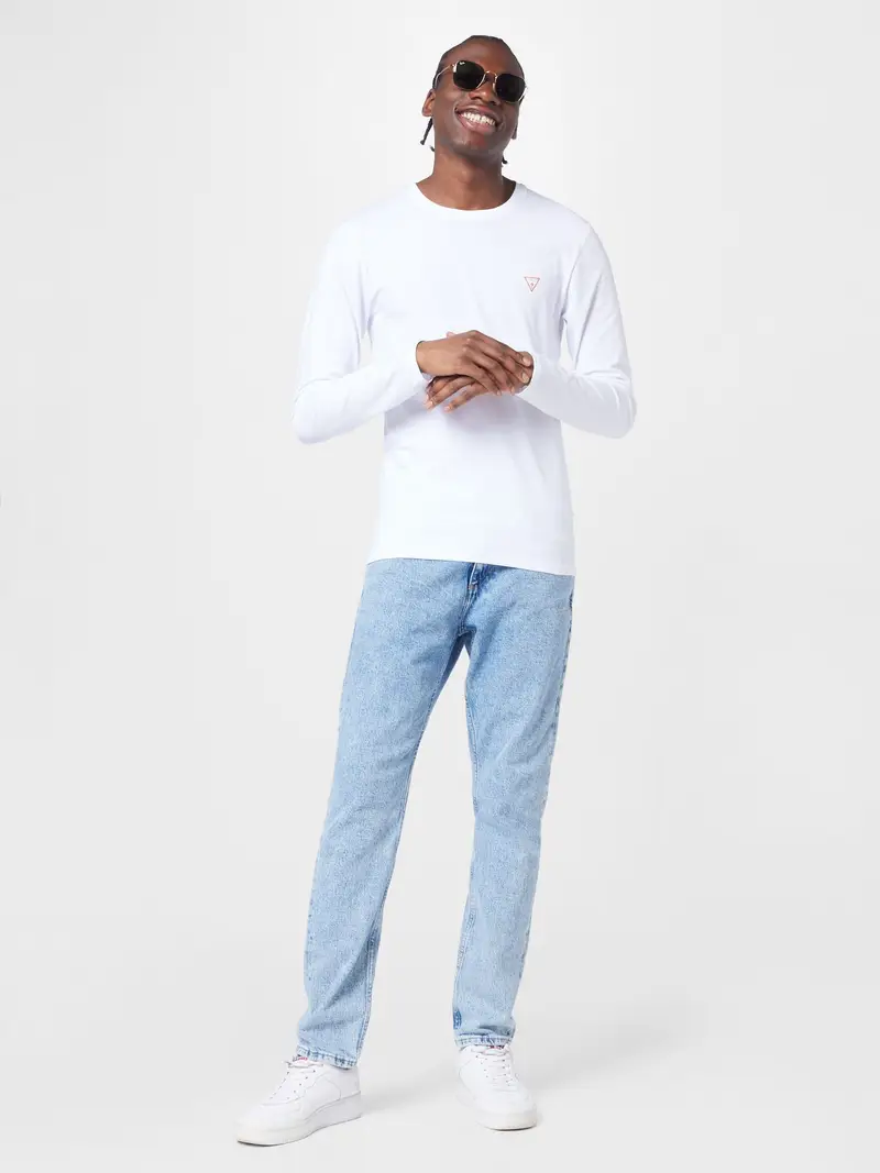 GUESS Maglietta rosso / bianco miniatura 3