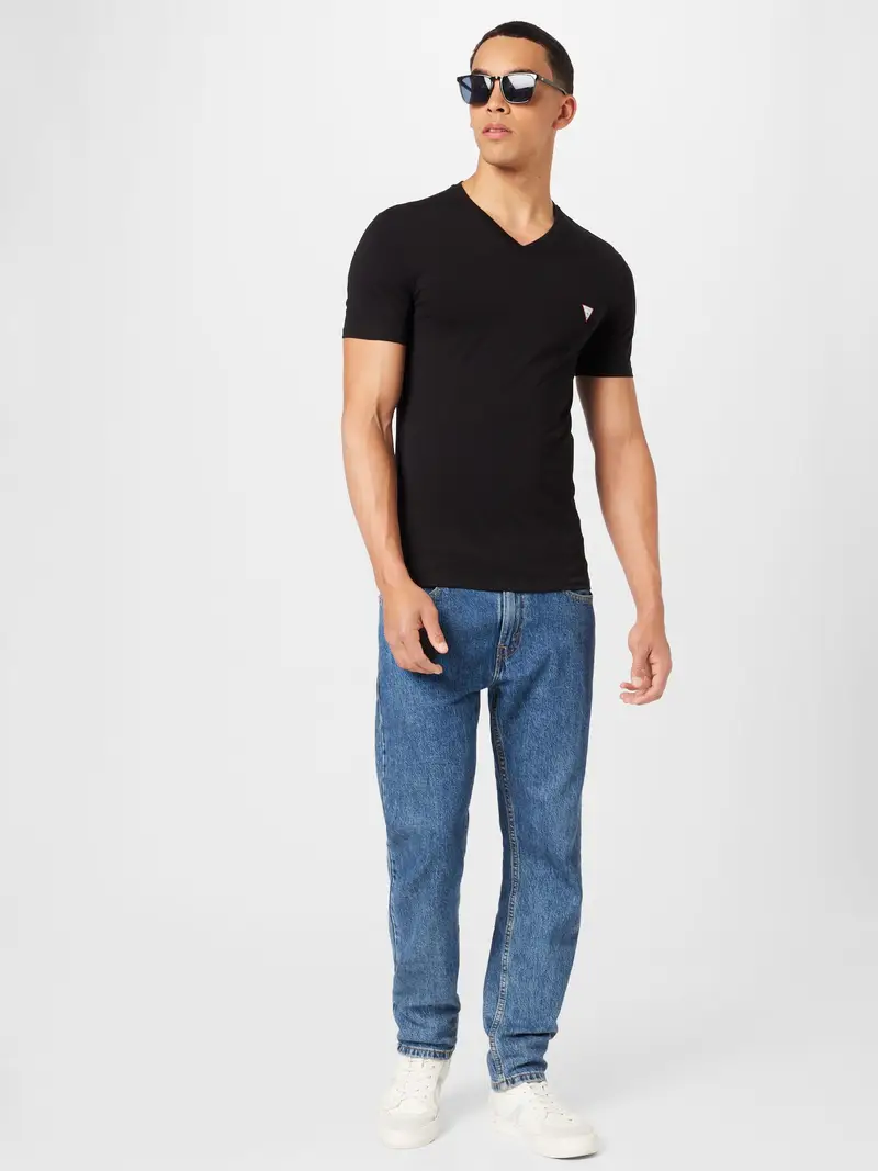 GUESS Maglietta rosso / nero / bianco miniatura 3