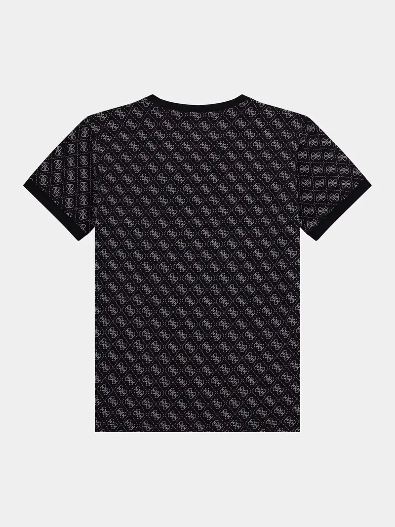 Maglietta rosso / nero / bianco miniatura 2