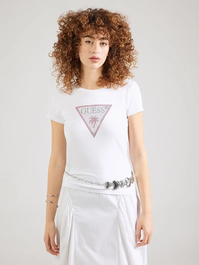 Maglietta rosso / nero / bianco miniatura 2