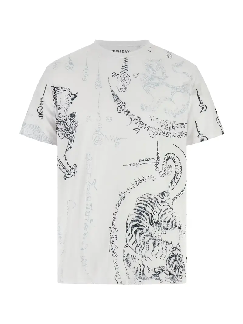 Maglietta SOUTHEAST BURNOUT opale / nero / bianco