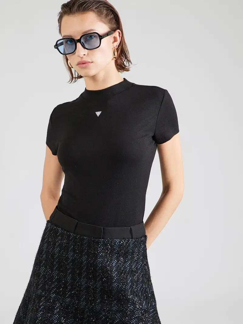 Maglietta 'TINA' nero / argento miniatura 2