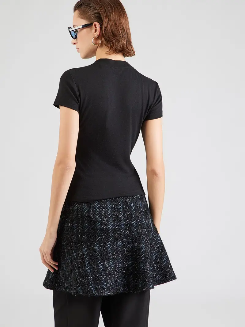 Maglietta 'TINA' nero / argento miniatura 3