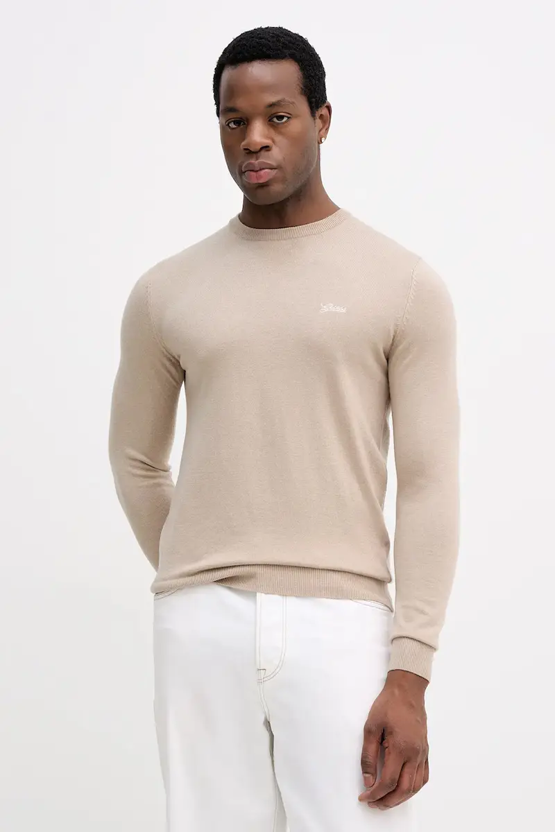 maglione con aggiunta di seta DANIEL Beige