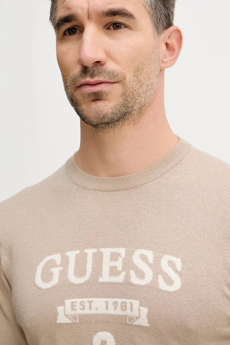 maglione con aggiunta di seta HAMMOND Beige miniatura 4