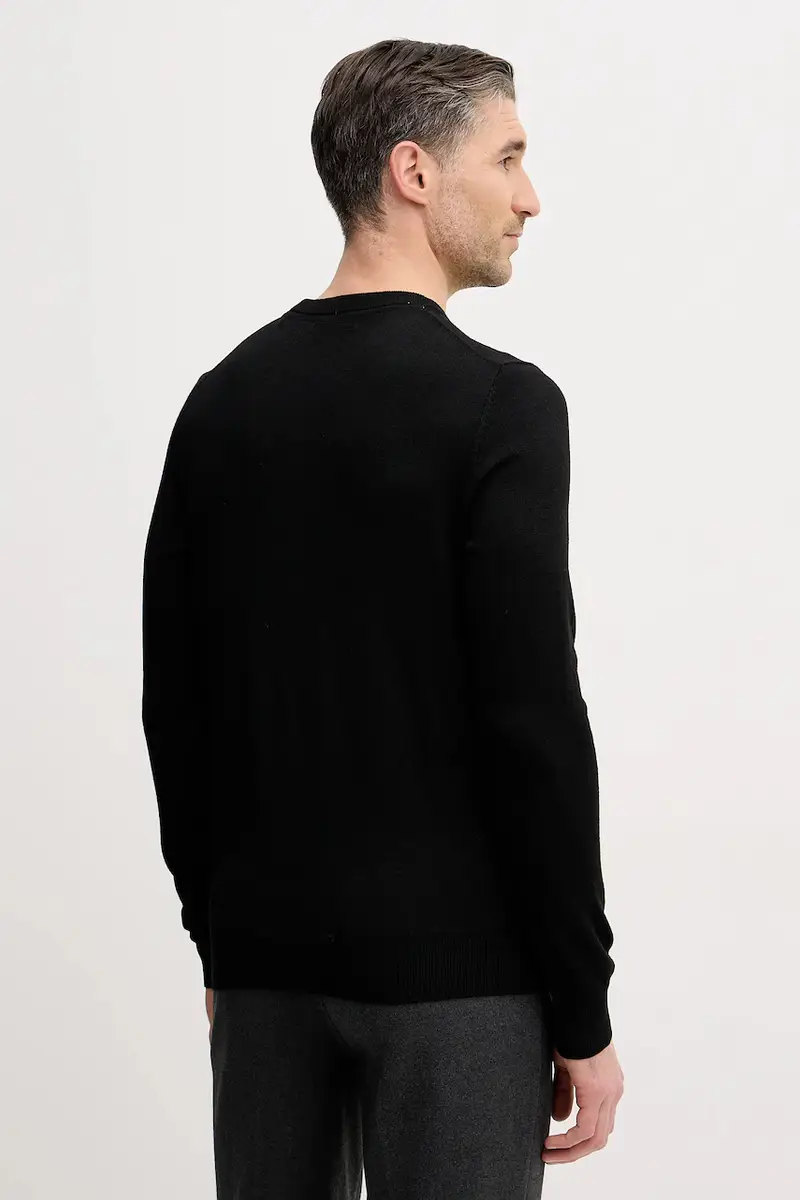 maglione con aggiunta di seta HAMMOND Nero miniatura 3