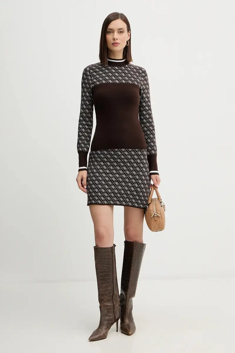 maglione con lana AUBREY colore marrone W5BR24 Z3JD2 miniatura 2