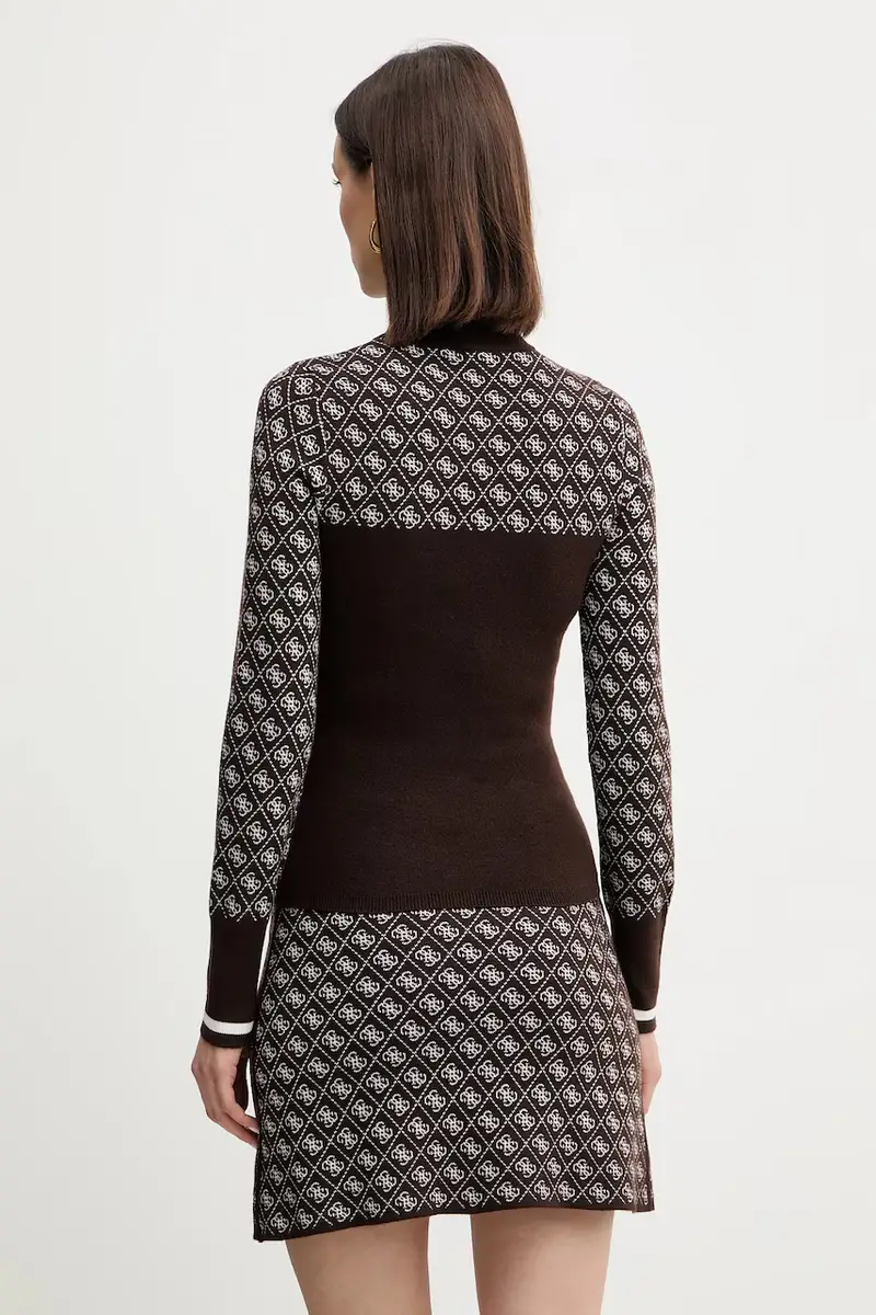 maglione con lana AUBREY colore marrone W5BR24 Z3JD2 miniatura 3