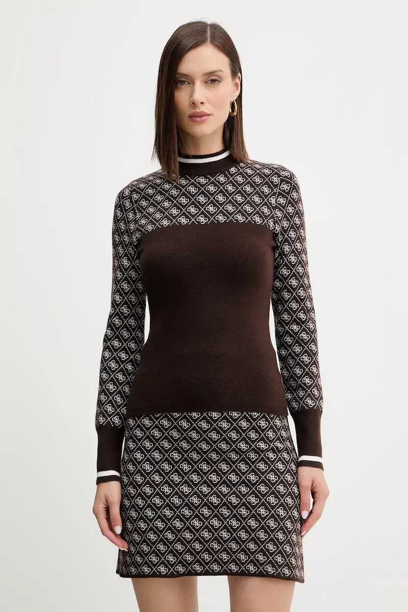 maglione con lana AUBREY colore marrone W5BR24 Z3JD2