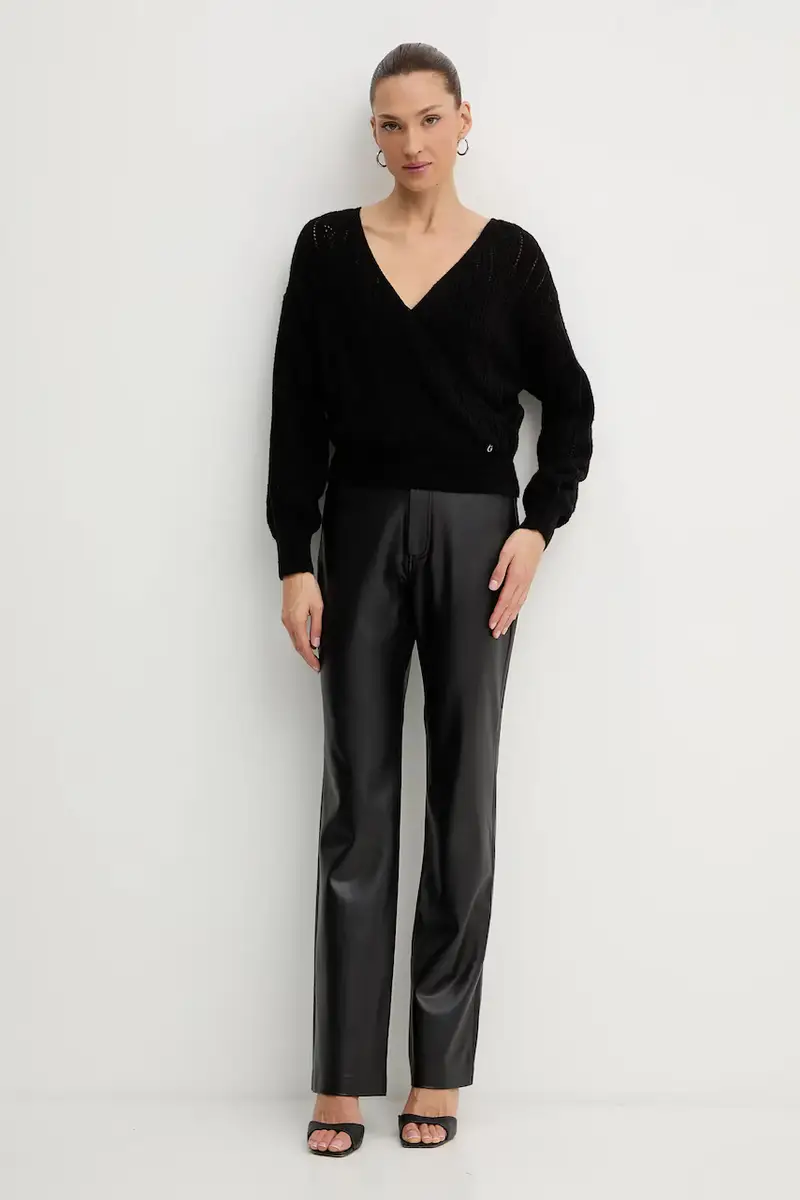 maglione con lana IZABELLA colore nero W5BR90 Z3HQ0 miniatura 2