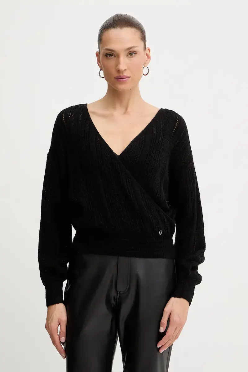 maglione con lana IZABELLA colore nero W5BR90 Z3HQ0