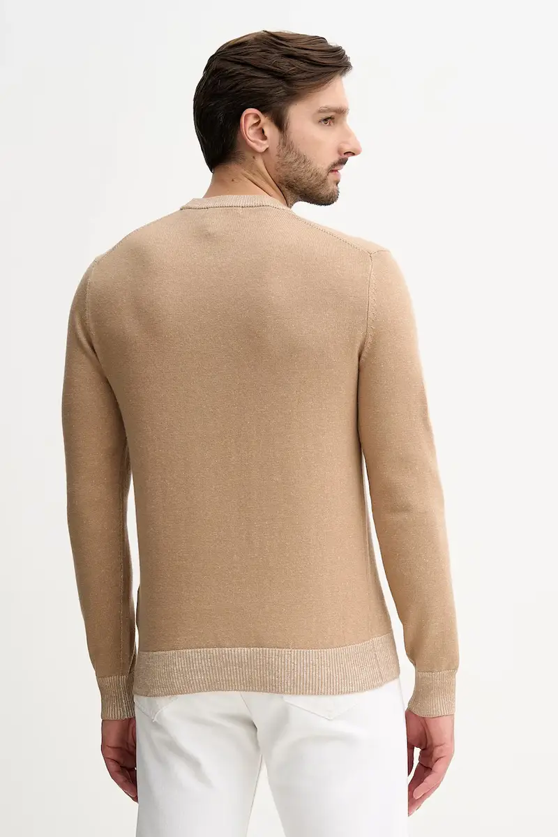 maglione con lana JACK Beige miniatura 3