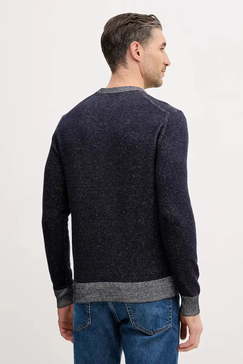 maglione con lana JACK Blu navy miniatura 3
