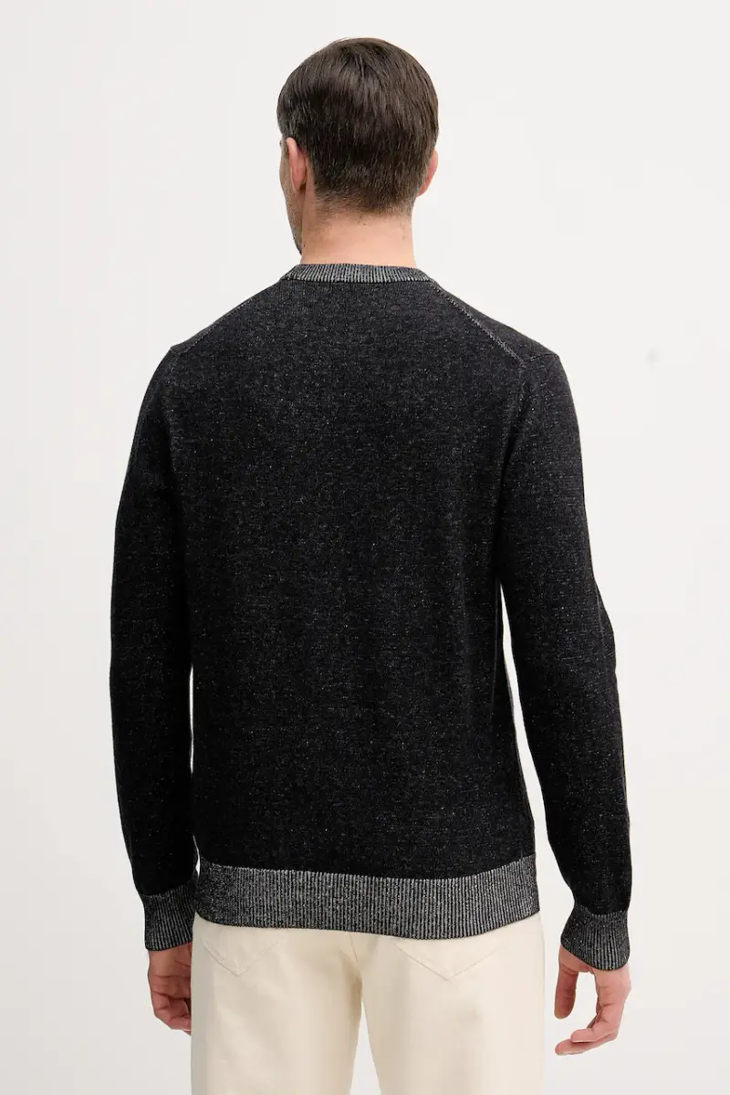 maglione con lana JACK Nero miniatura 3