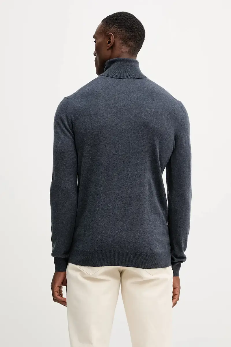 maglione con lana JIM colore grigio M5BR09 Z0432 miniatura 3