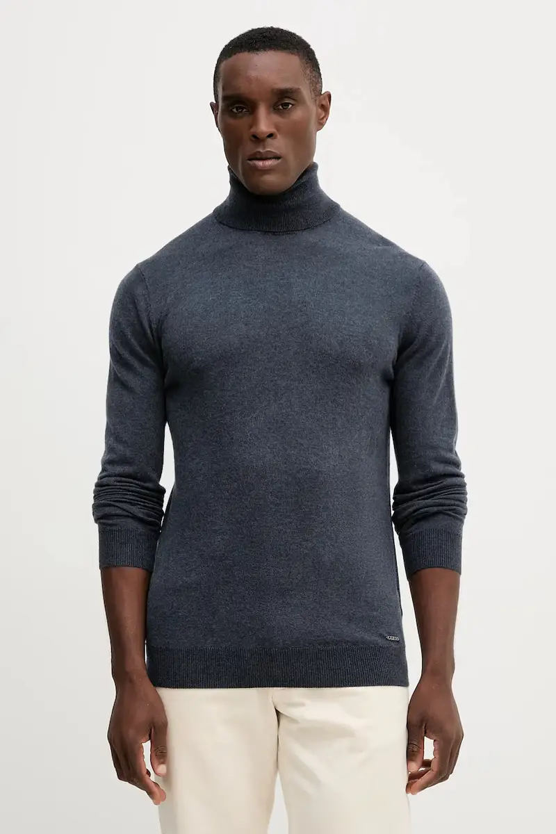 maglione con lana JIM colore grigio M5BR09 Z0432