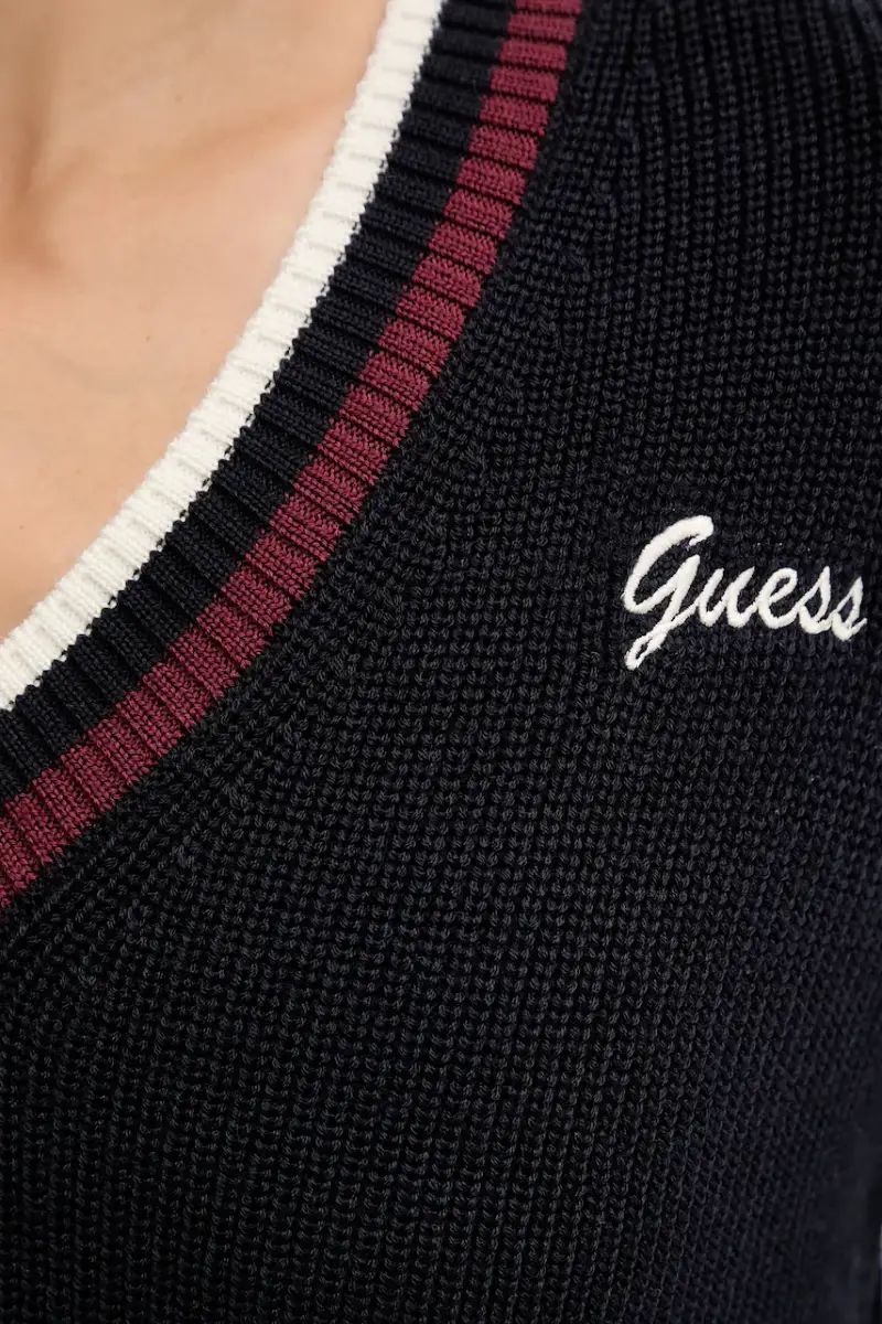 maglione con lana SABINA colore blu navy V5BR01 Z1152 miniatura 5