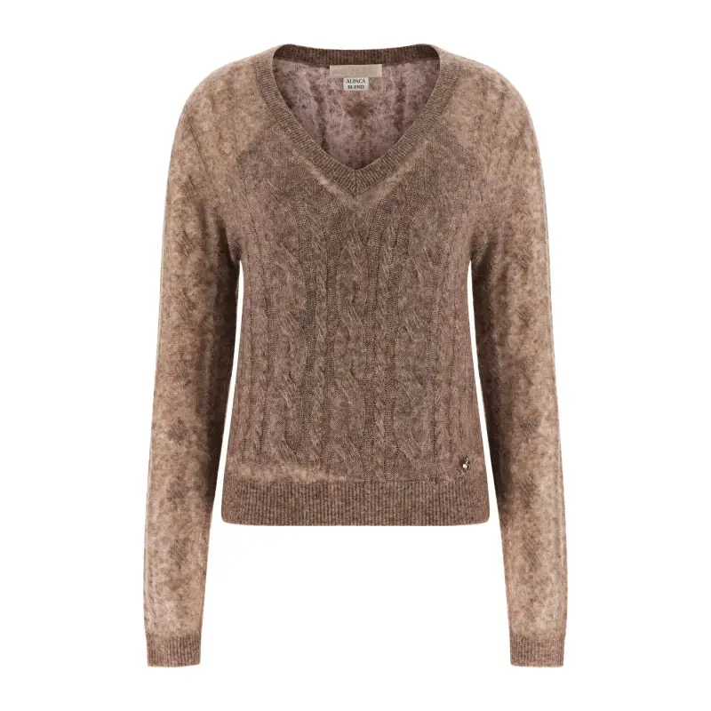 Maglione donna con scollo a V Guess Izabella