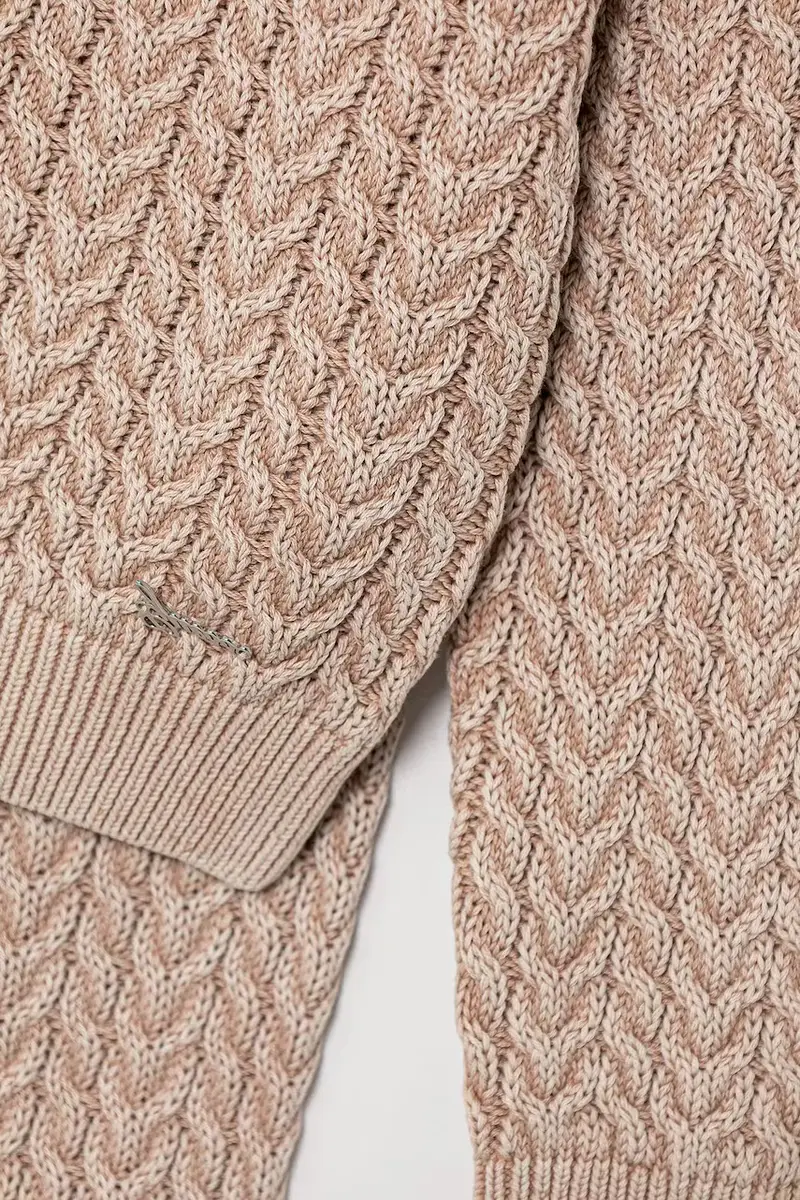 maglione e pantaloni in cotone per bambini colore rosa J5BG01 Z4130 miniatura 4