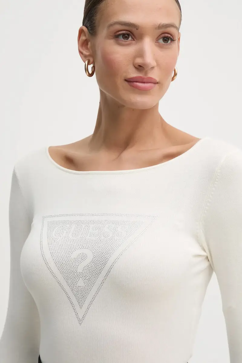 maglione ELIZA donna colore beige W5RR01 Z2YK2 miniatura 4