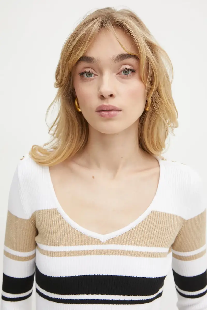 maglione EVIE donna colore bianco W5RR22 Z2Y72 miniatura 4