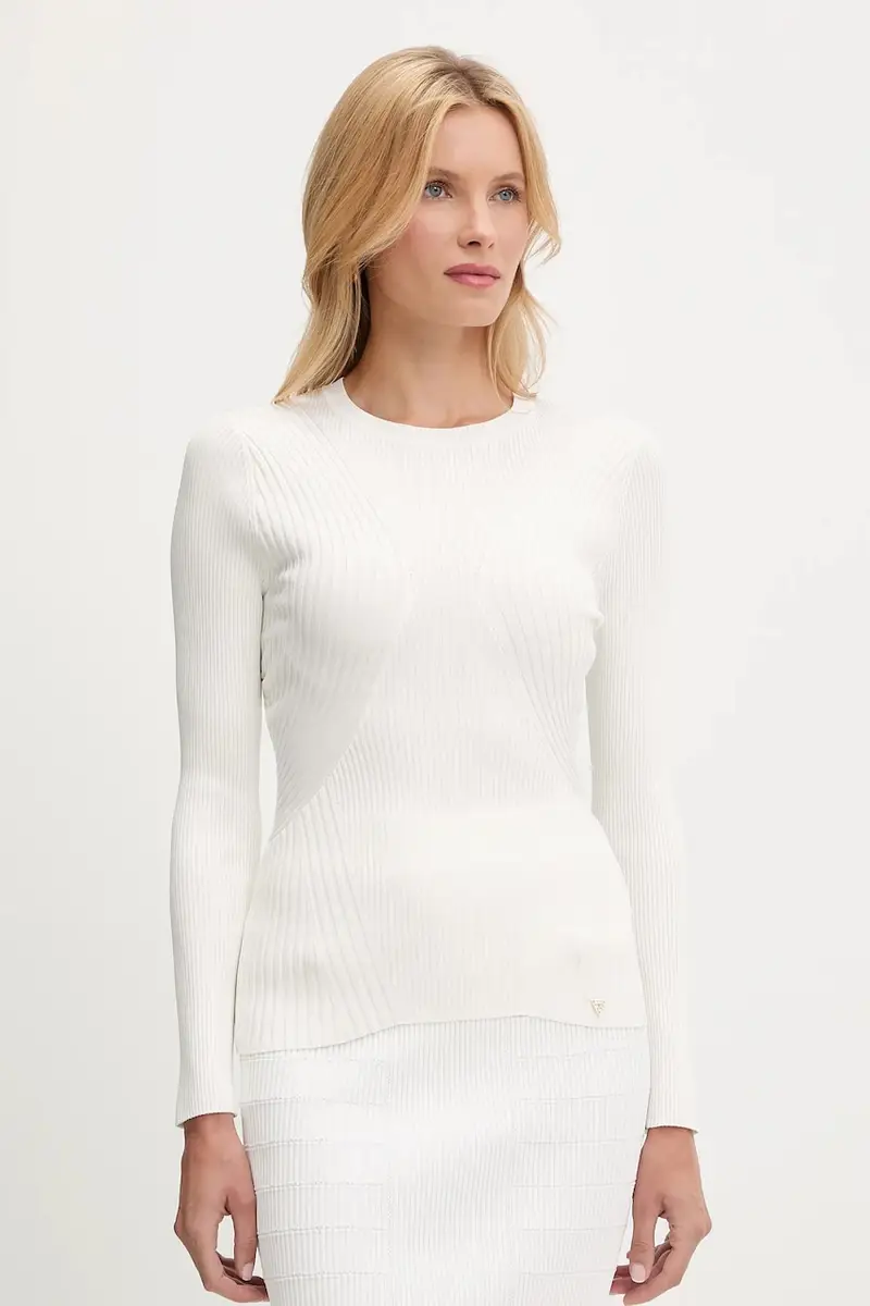 maglione HANNA donna colore bianco W5YR08 Z0040