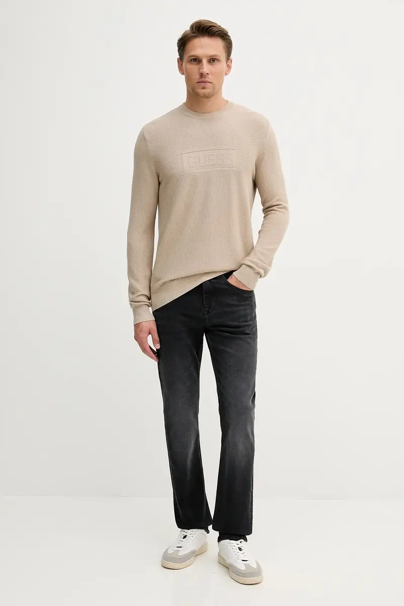 maglione HARRISON uomo colore beige M5YR02 Z3FB1 miniatura 2