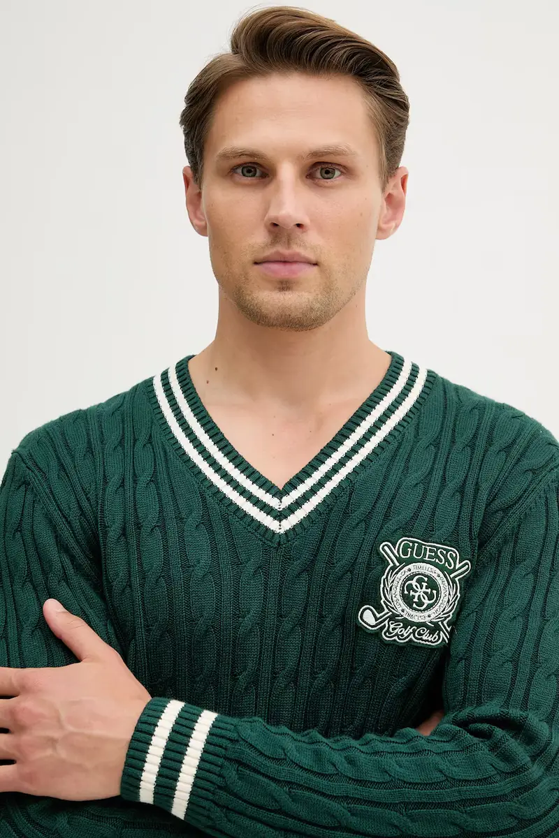 maglione HEWIE uomo colore verde M5YR12 Z30W1 miniatura 4