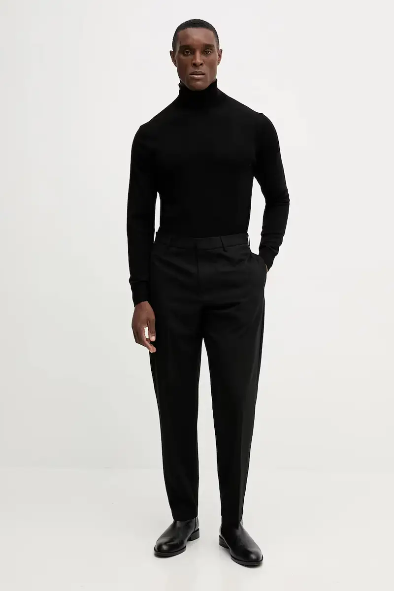 maglione in lana FRED uomo colore nero M5RR20 Z3LZ0 miniatura 2