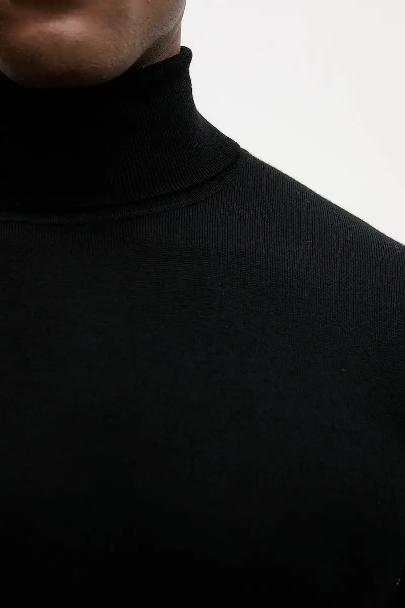 maglione in lana FRED uomo colore nero M5RR20 Z3LZ0 miniatura 5