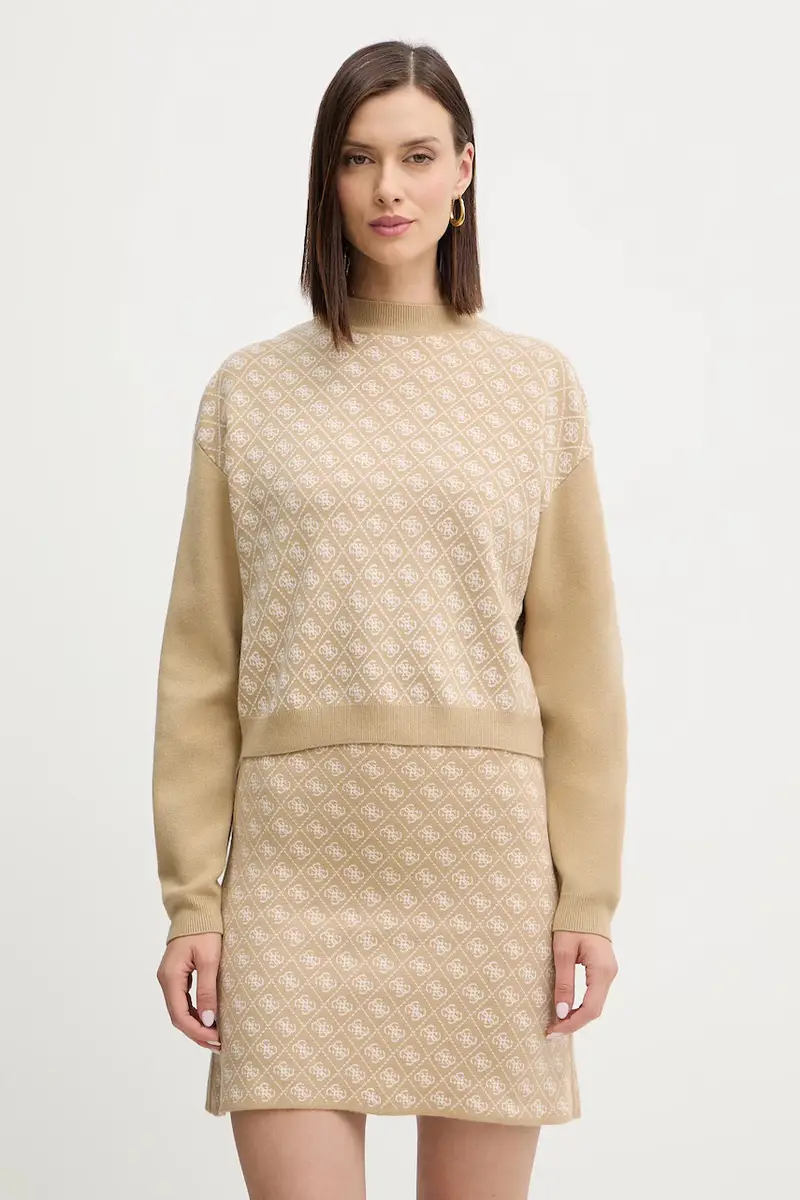 maglione in misto lana AUBREY donna colore beige W5BR23 Z3JD2