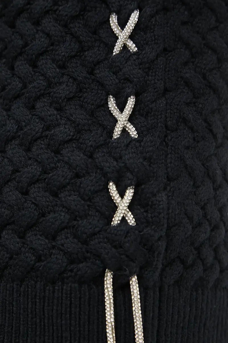 maglione in misto lana ELLISS donna colore nero W5RR13 Z3KY0 miniatura 5