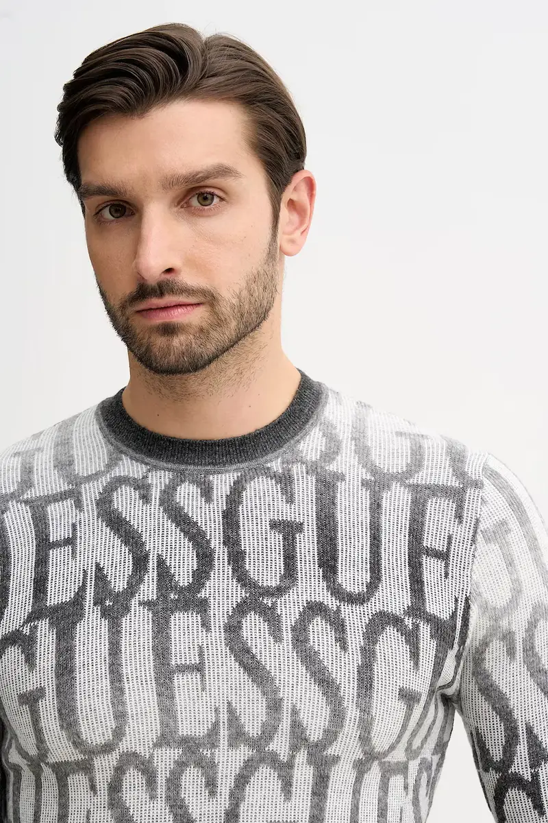 maglione in misto lana JOSHWA Grigio miniatura 4