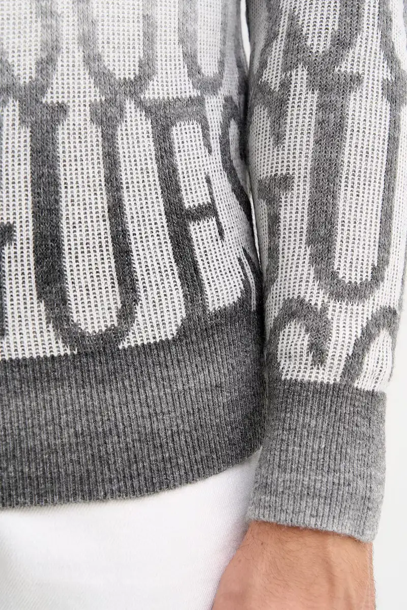 maglione in misto lana JOSHWA Grigio miniatura 5