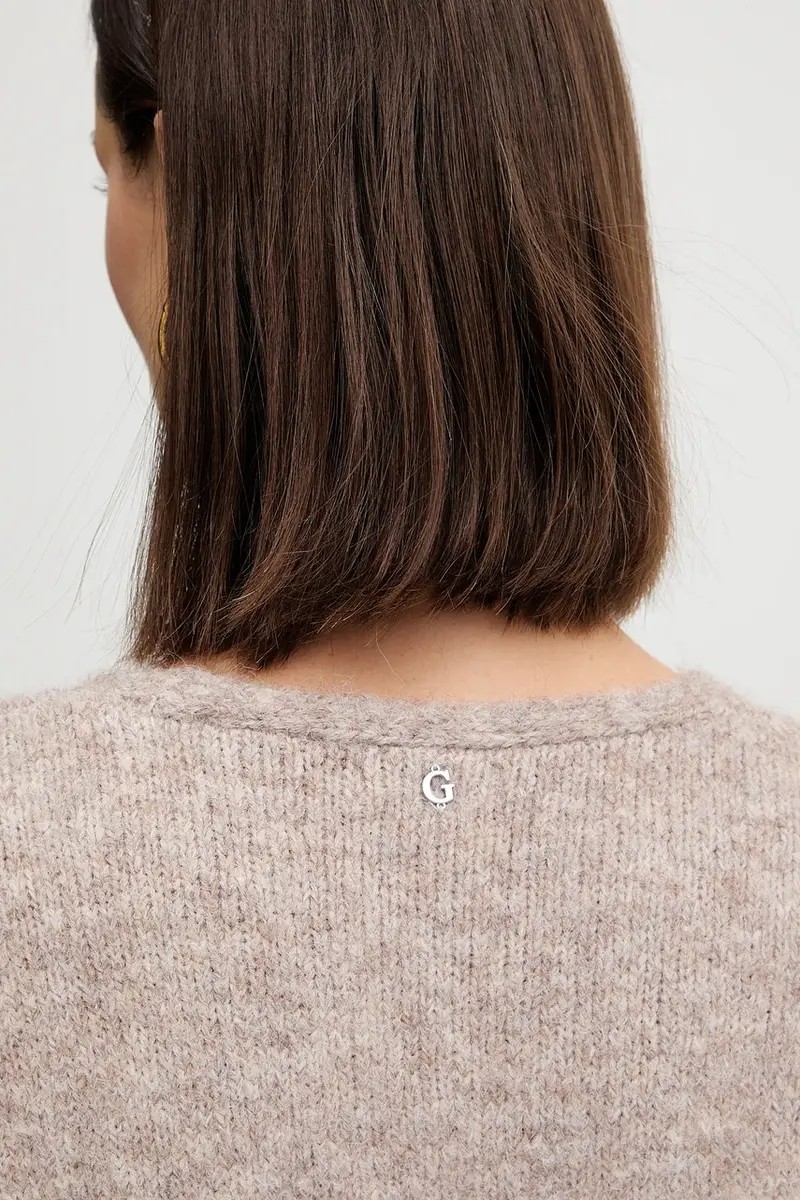 maglione in misto lana KIYOKA donna colore marrone W5BR0P Z4302 miniatura 5