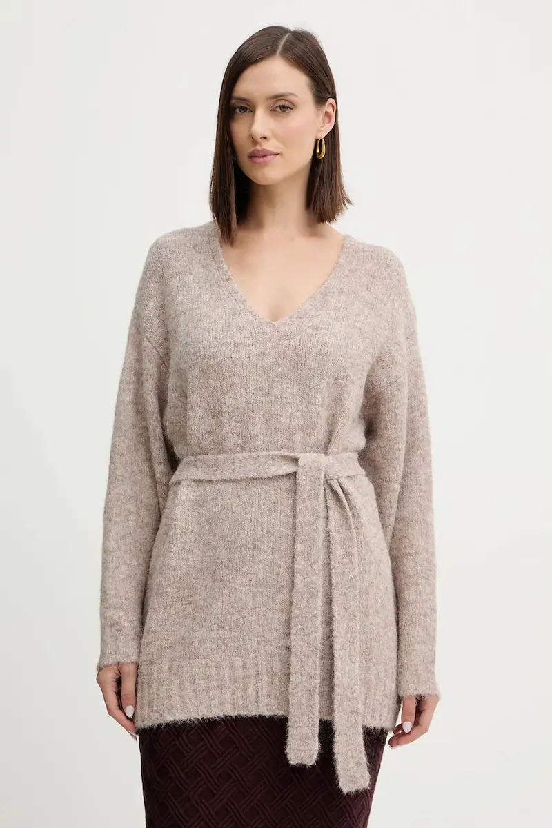 maglione in misto lana KIYOKA donna colore marrone W5BR0P Z4302