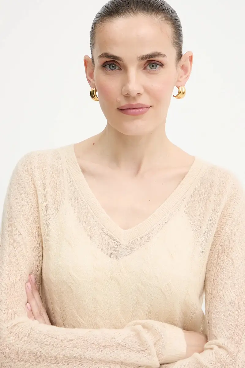 maglione IZABELLA donna colore beige W5YR00 Z3HQ0 miniatura 4