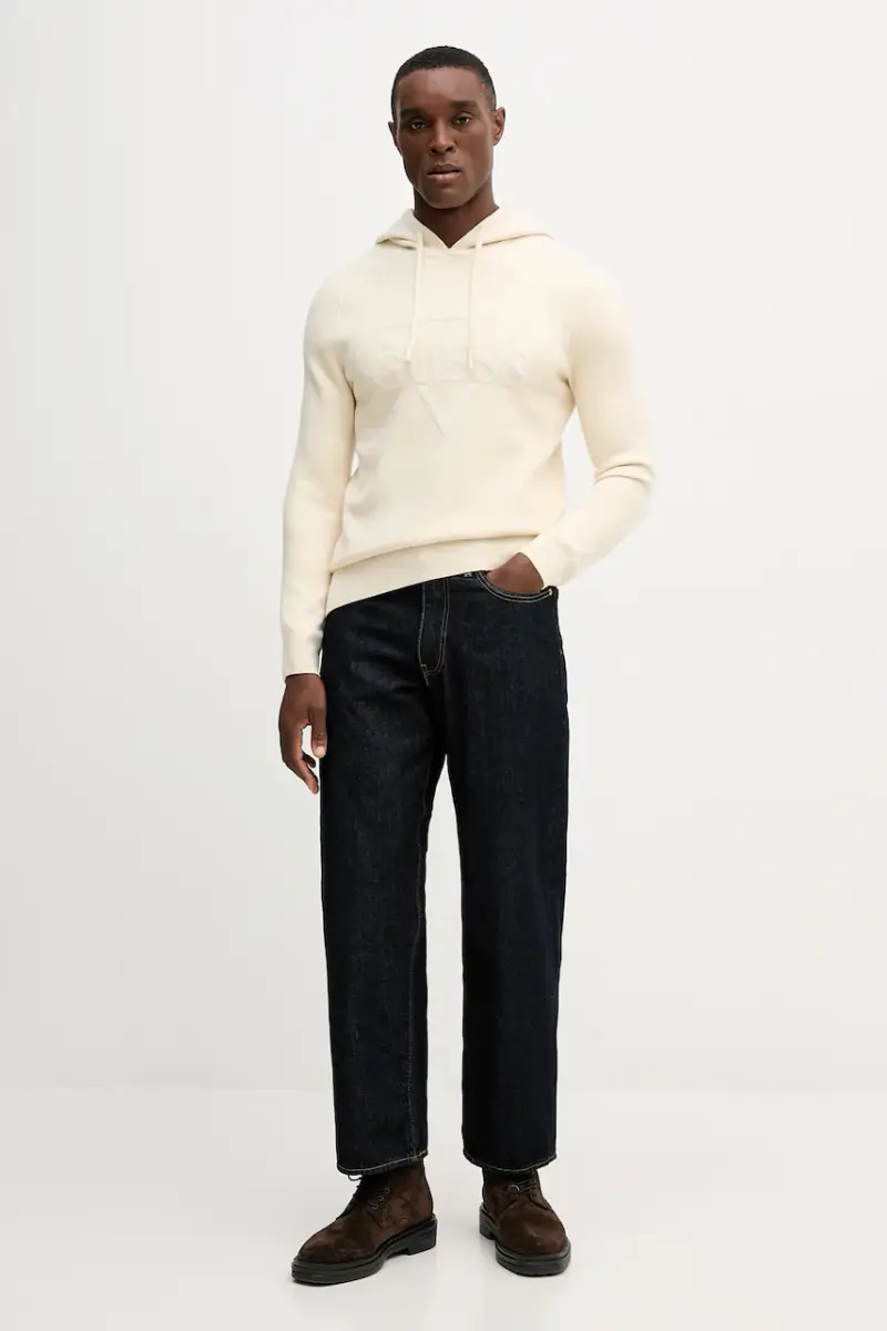 maglione JOBY uomo colore beige M5BR18 Z0470 miniatura 2