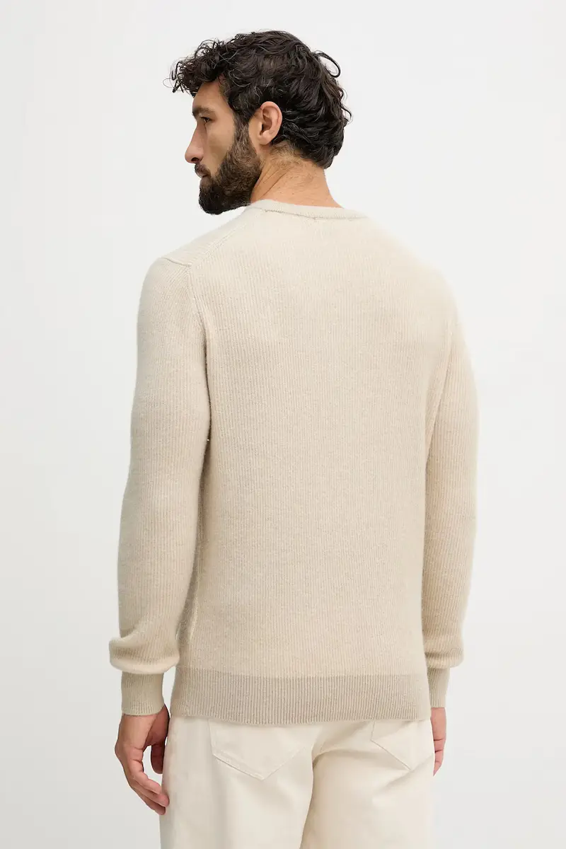 maglione JOHNATHAN uomo colore beige M5BR20 Z0482 miniatura 3