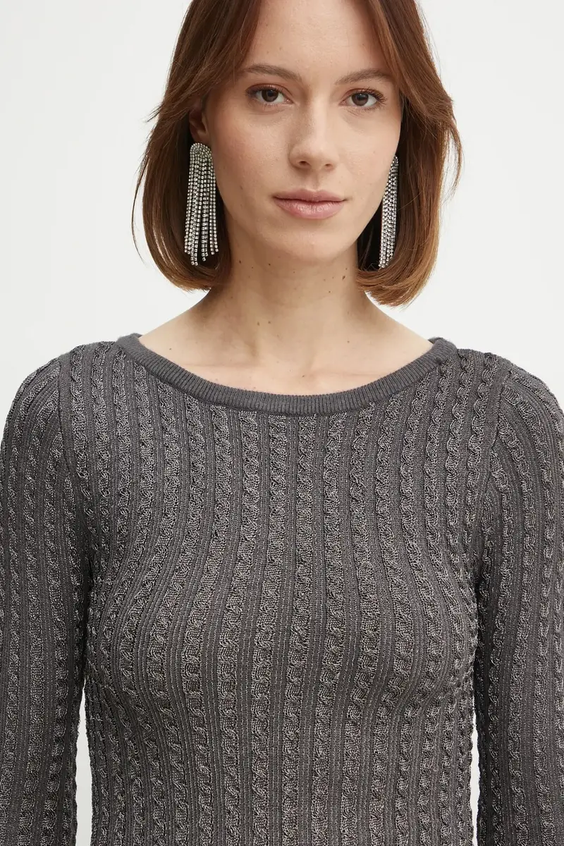 maglione JOSIE donna colore grigio W5RR04 Z3KT0 miniatura 4