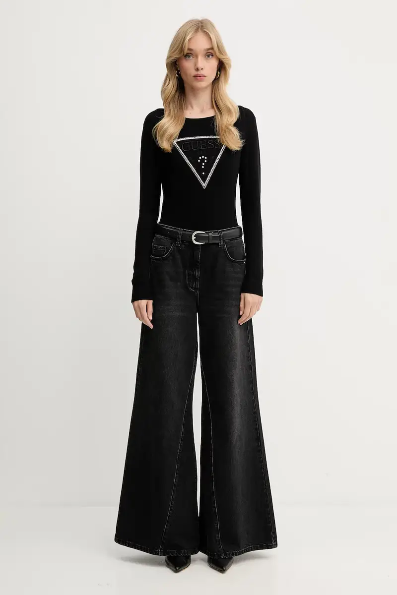 maglione KIARA donna colore nero W5YR23 Z2NQ2 miniatura 2