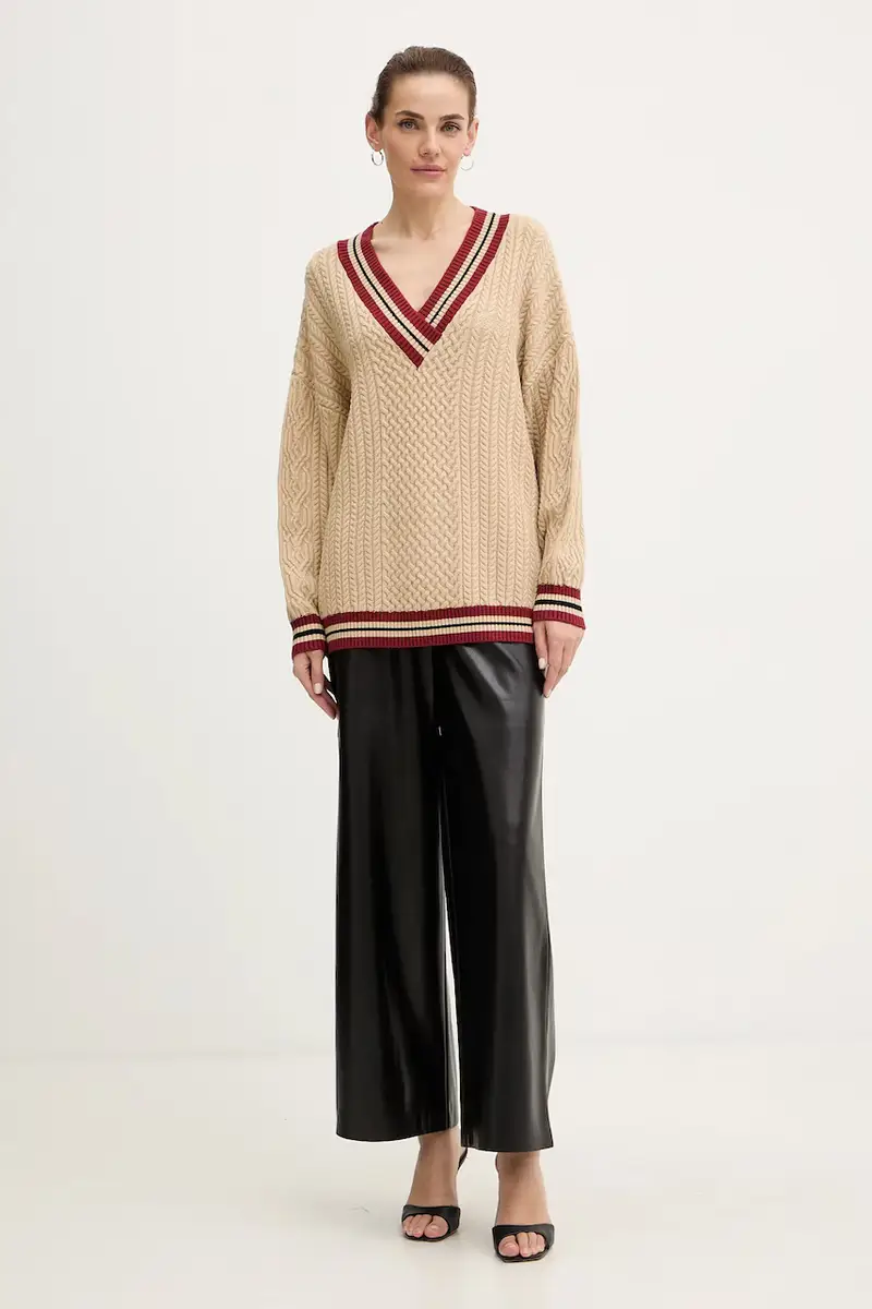 maglione LINA Beige miniatura 2