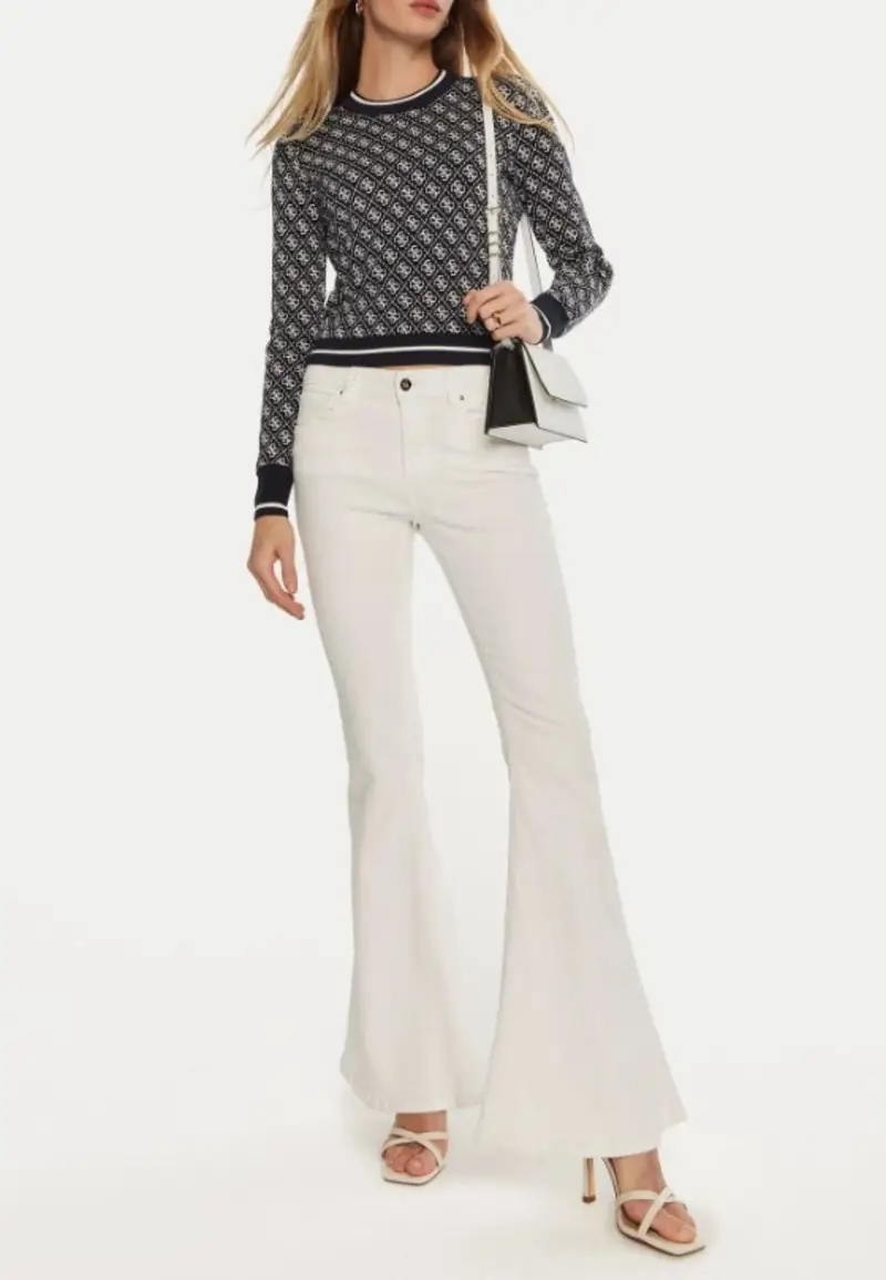 MAGLIONE LOGATO GUESS NERO