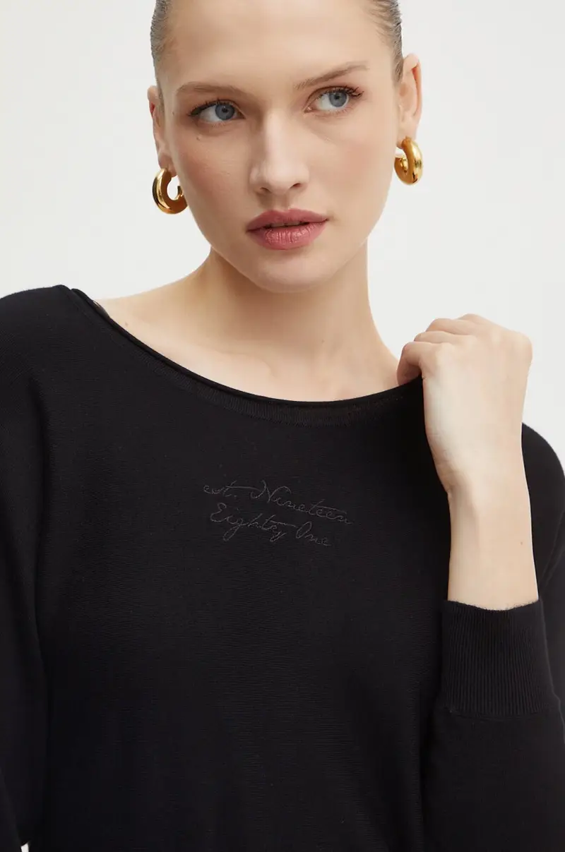 maglione MAEVE donna colore nero W4YR34 Z2NQ2 miniatura 4