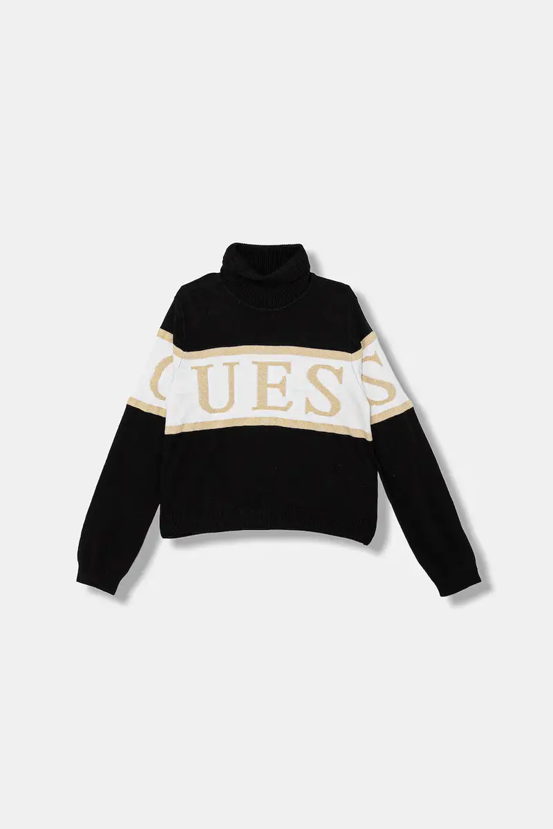 maglione per bambini colore nero J5BR04 Z3IF0