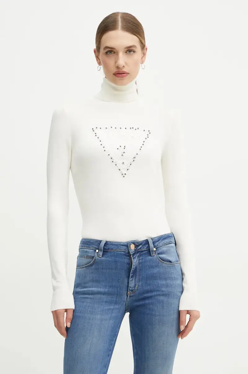 maglione PIPER donna colore beige W4BR03 Z2NQ2 miniatura 4